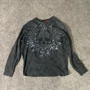 Grey Y2K Point Zero Thermal